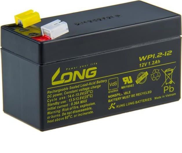 Long Akumulator 12V/1.2Ah (PBLO-12V001,2-F1A)