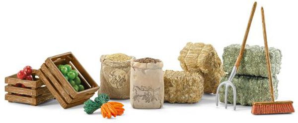 Figurka Schleich Zestaw do karmienia koni (42105)