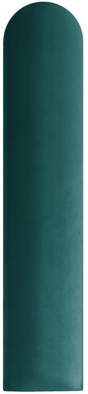 Panel tapicerowany płotek zaokrąglony 70x15 Magic Velvet 2220 (Ciemny turkus) 70x15
