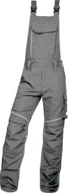 Ardon ARDON URBAN+ - Spodnie ogrodniczki ARDONURBAN+ khaki skrócone - szary H6473 M