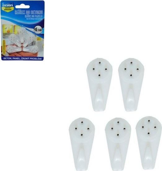 Orion Haczyk wieszak do betonu ściany zawieszka 3x1cm 5x