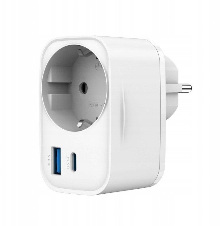 Ładowarka Gembird TA-ACPDQC20-0 1x USB-A 1x USB-C 3 A (8716309133883)