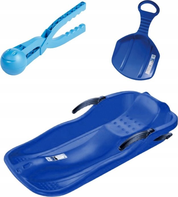 Prosperplast Sanki Bobslej z hamulcami + Ślizg + Śnieżkomat