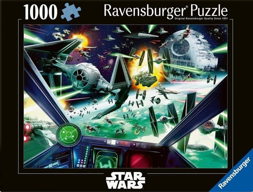 Ravensburger Puzzle Star Wars X-Wing Cockpit 1000 elementów