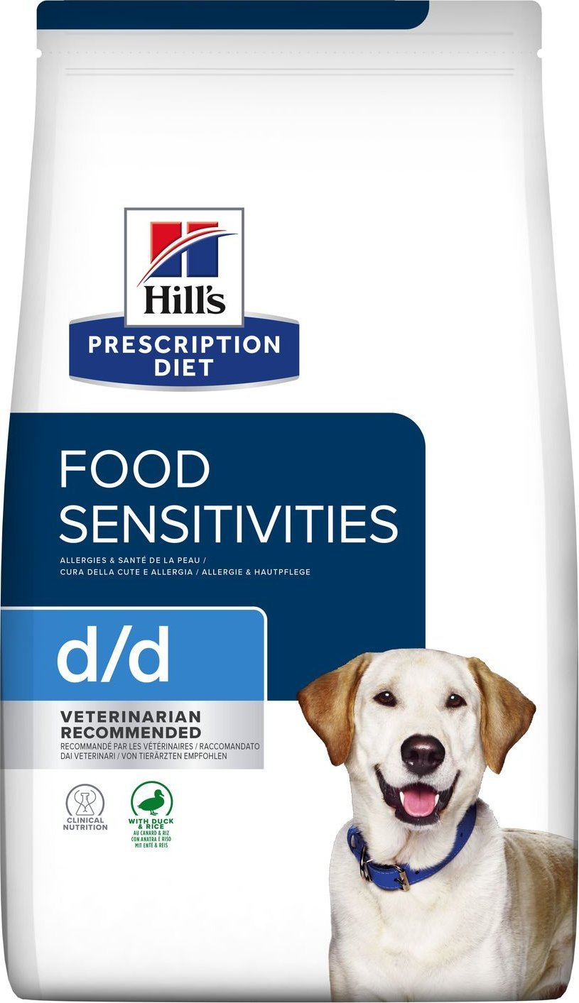 Hills Hill's PD d/d food sensitivities, duck and rice, dla psa 4 kg
