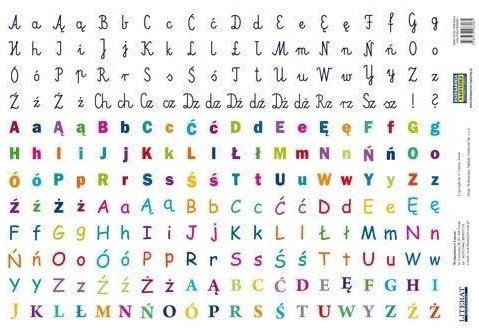 Naklejki Litery/Alfabet