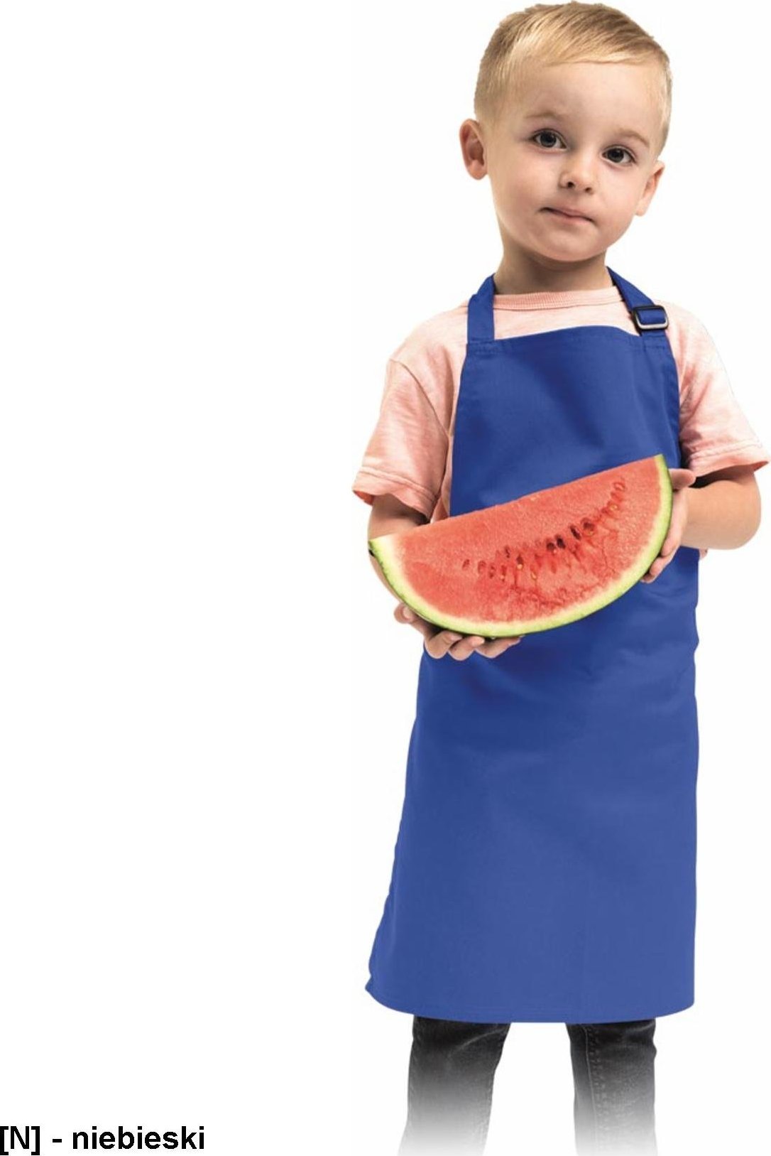 R.E.I.S. FKIDS - fartuch dla dzieci - niebieski - 48X63 cm - 43X53 cm 43X53 cm