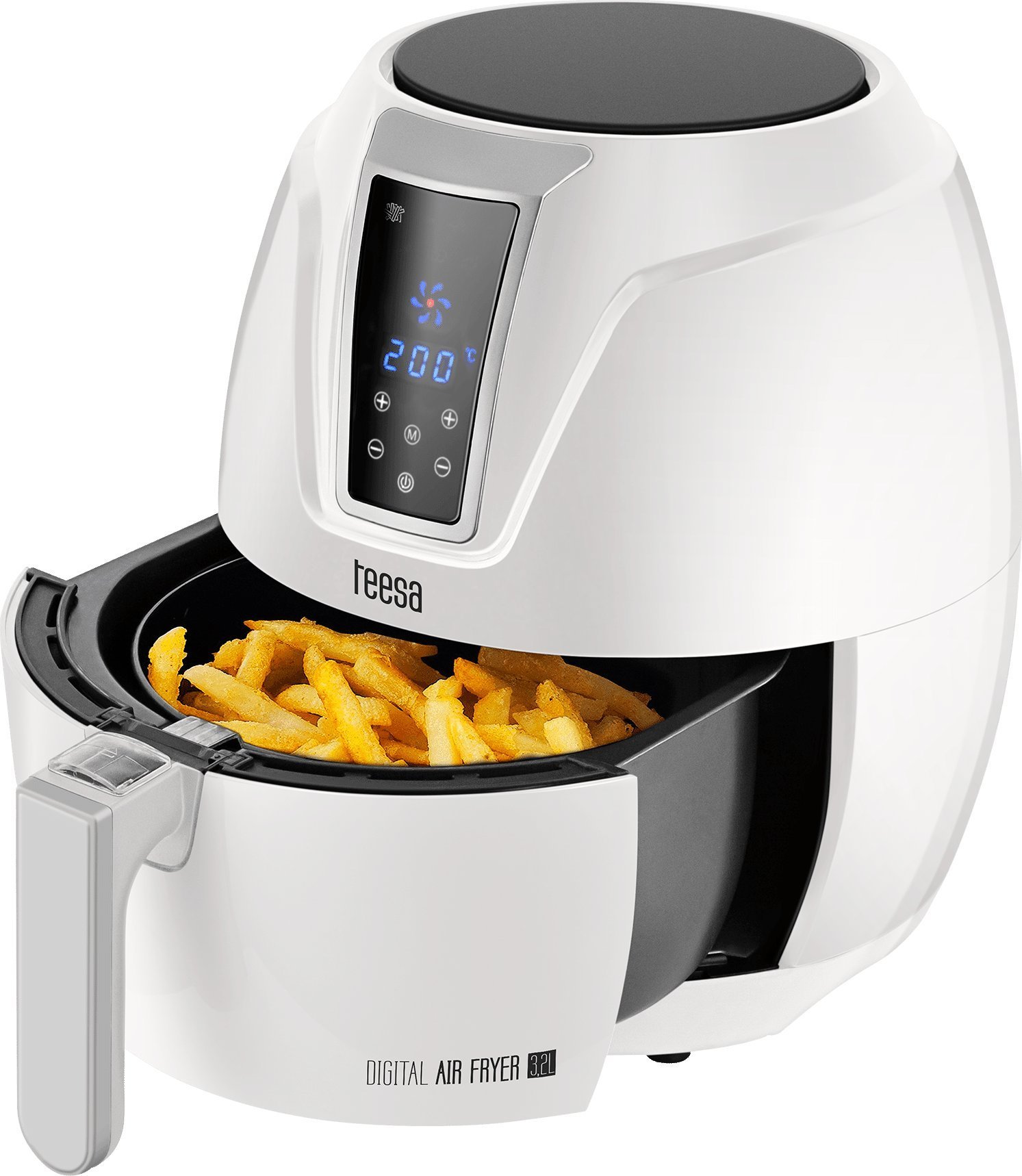 Frytkownica beztłuszczowa Teesa Frytkownica beztłuszczowa TEESA DIGITAL AIR FRYER 3,2L WHITE