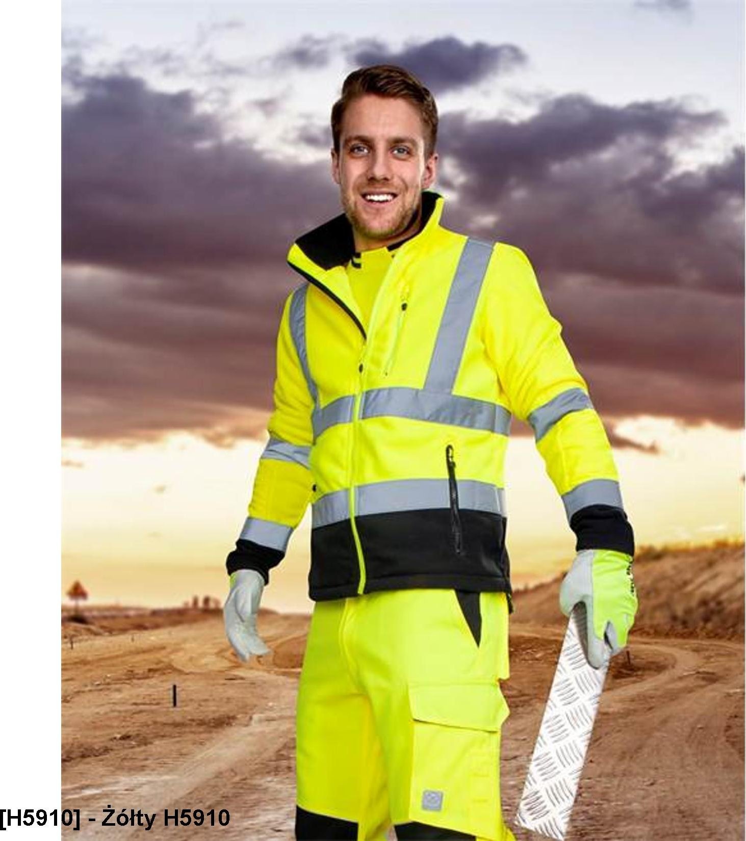 Ardon HiViz ARDON SIGNAL - bluza polarowa - Żółty H5910 4XL