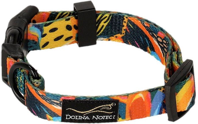Dolina Noteci Obroża regulowana dla psa Tropikalna Przygoda S 1,6 cm x 20 - 33 cm