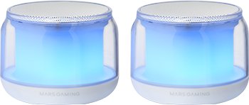 Głośnik Mars Gaming Głośniki Bluetooth MSAURAW Biały 15 W