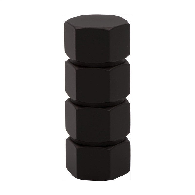 CURTAIN ROD FINIAL CRAFT D19 MAT BLACK
