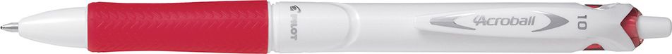 Pilot Długopis Acroball M white czerwony