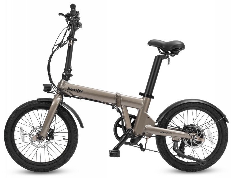 Elektrinis dviratis Beaster BSHERO2MAXG, 250 W, 48 V, 17,5 Ah SAMSUNG baterija, sulankstomas