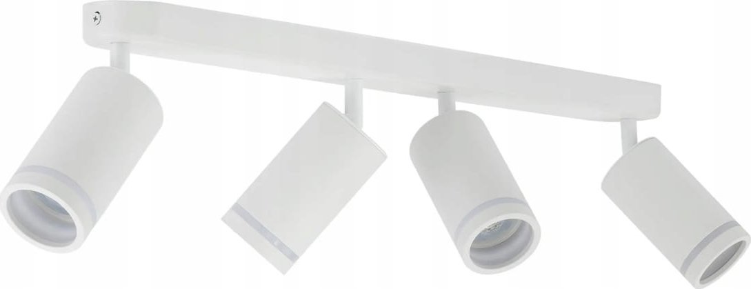 Lampa sufitowa biała 4xGU10 metalowa Poczwórna Jet