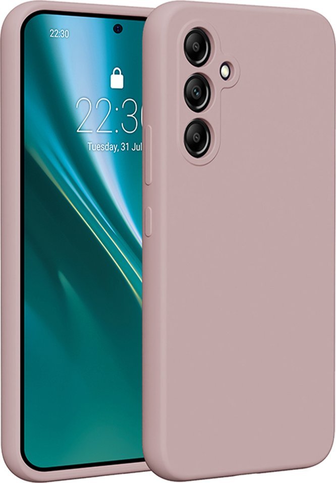 Etteri Nakładka Etteri Silicone Case do Samsung Galaxy A54 5G jasnoróżowa