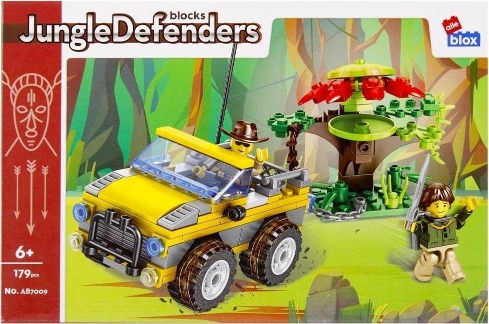 ALLEBLOX Klocki konstrukcyjne Dżungla ALLEBLOX