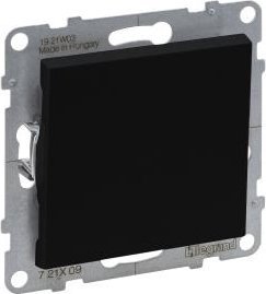 Legrand SUNO Przycisk pojedynczy czarny 6A 250V zaciski automatyczne 721409
