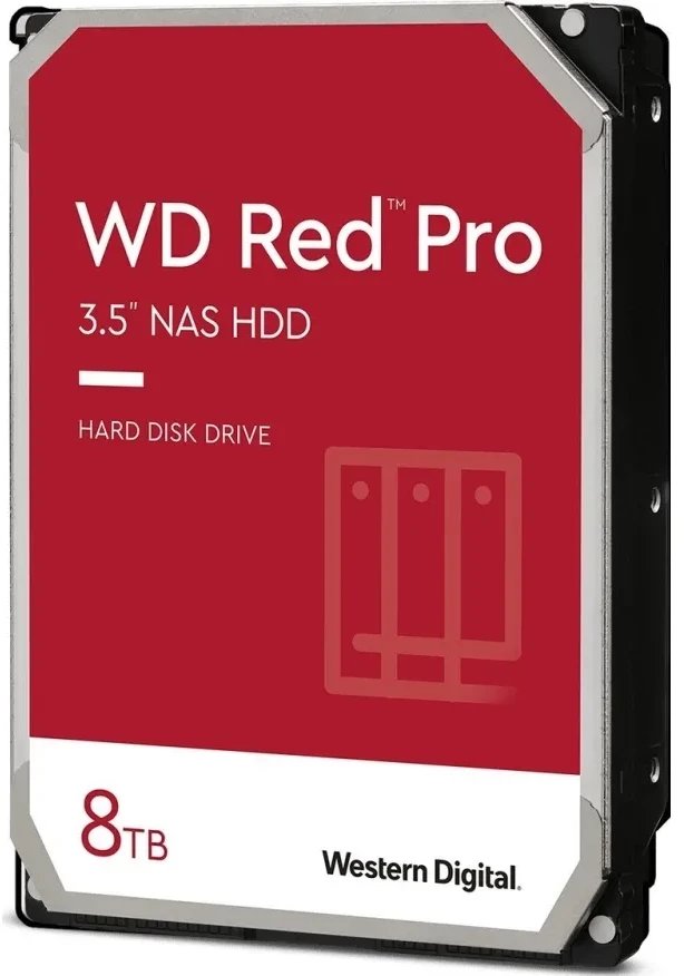 Western Digital WD Raudona Pro 8TB 6Gb/s SATA HDD 3.5inch