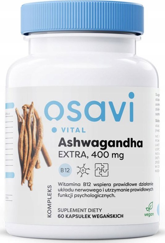 Osavi Ashwagandha Extra 400mg 60vegcaps