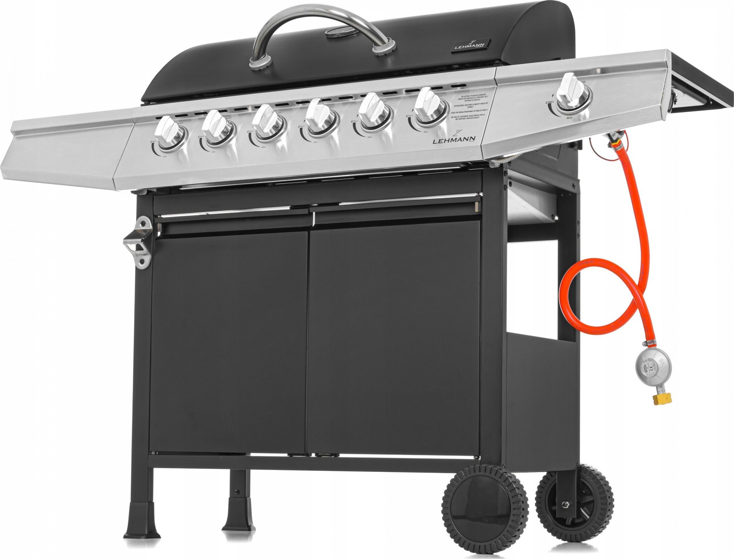 Lehmann Vegas Grill ogrodowy gazowy 12.8 kW 33.5 cm x 72 cm