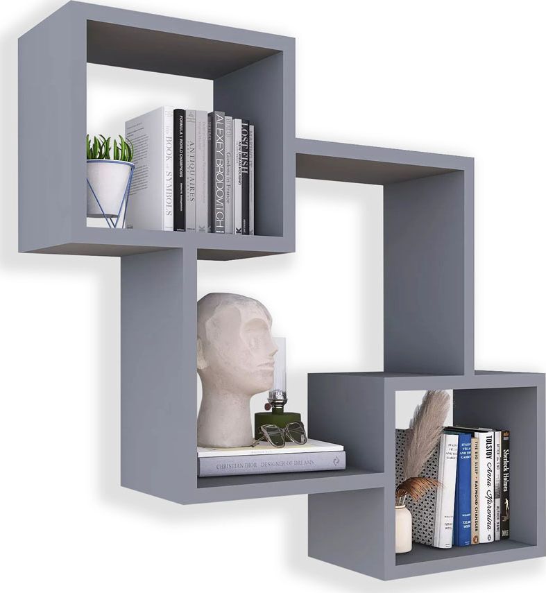 Elior Szara skandynawska półka wisząca - Apolla