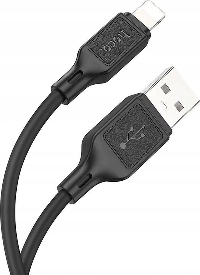Kabel USB Hoco USB-A - Lightning 1 m Czarny