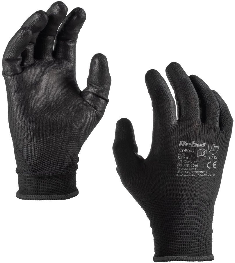 Rękawice robocze poliuretanowe CS-P002 r.10 XL (5kpl.)