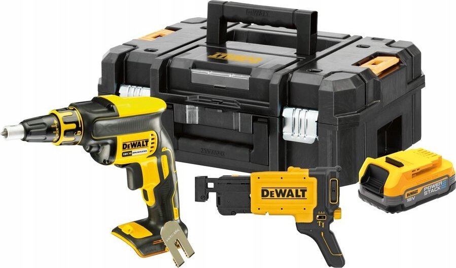 Dewalt DEWALT WKRĘTARKA DO PŁYT 18V 1x1,7Ah POWERSTACK +DCF6202 DCF620E1K