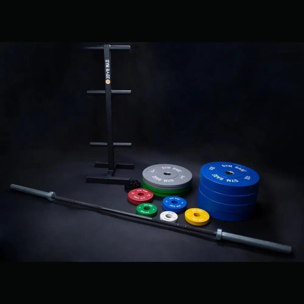 Gym Rage Zestaw sprzętu na siłownię Gym Rage 145kg PROGRESS