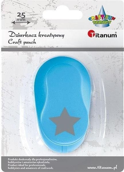 Titanum Dziurkacz z motywem 25mm gwiazda