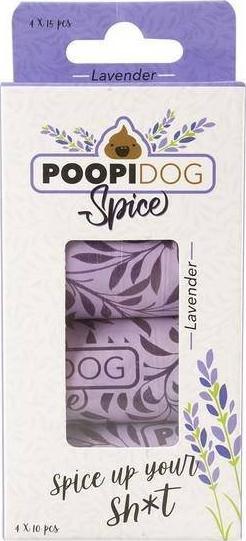 Duvo+ Duvo+ Worki Na Odchody Lawendowe 4x15szt