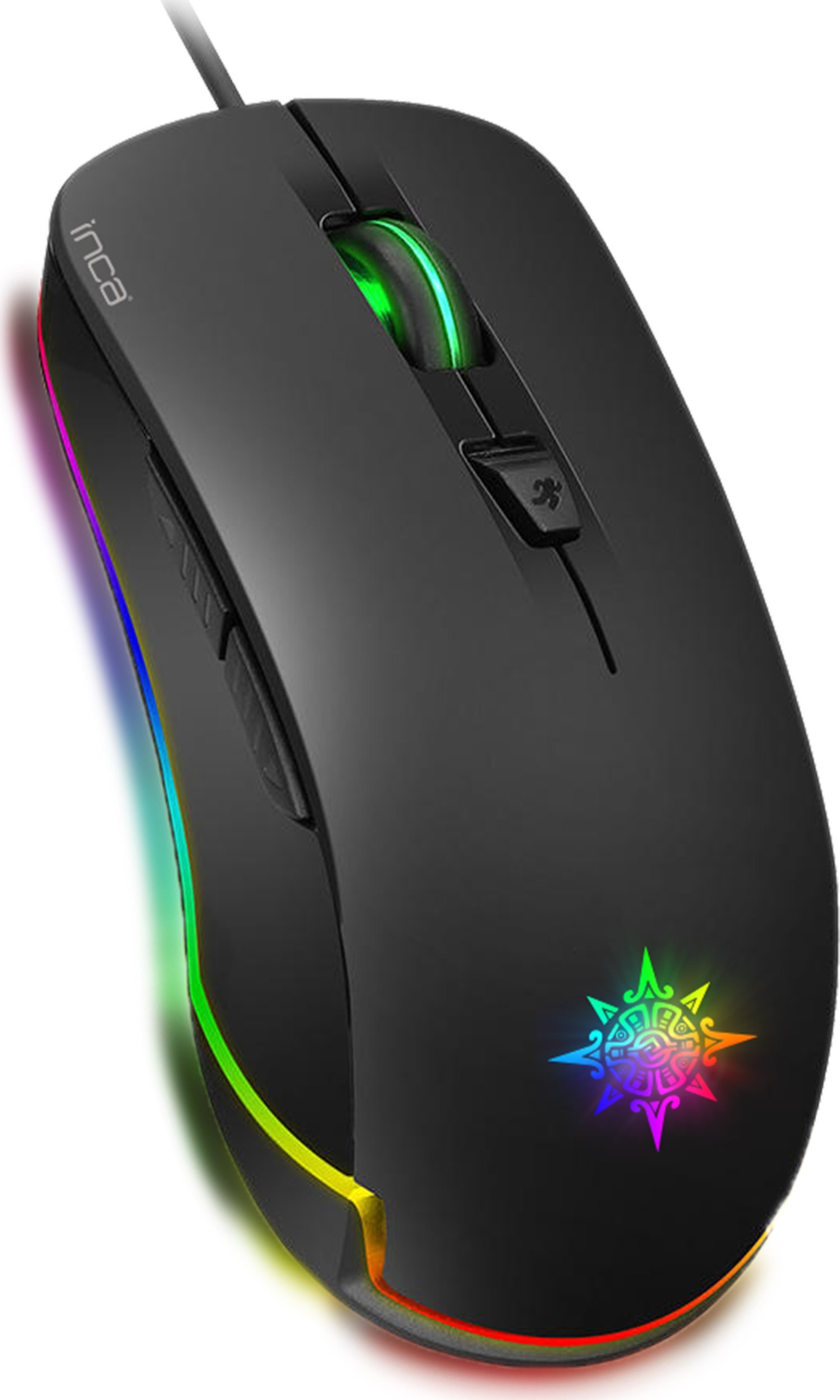 Mysz Inca INCA Gaming Maus IMG-327 4800 DPI, RGB, 6 Tasten, USB, SW retail