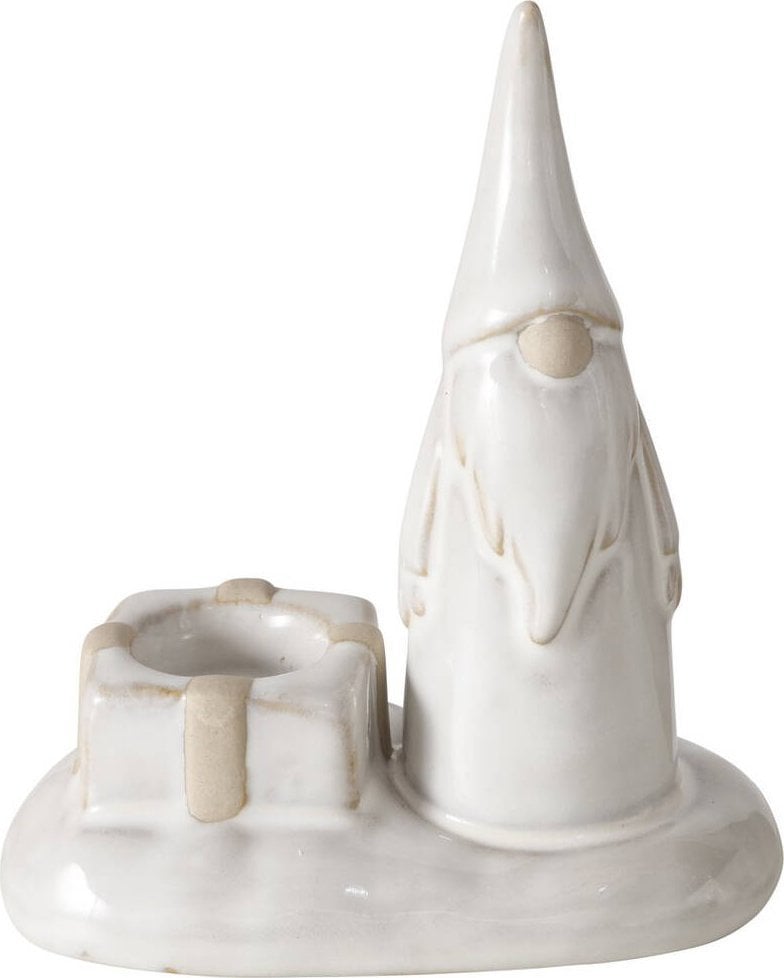 Boltze Świecznik z gnomem na pojedynczą świecę SLAVKO, wys. 11 cm