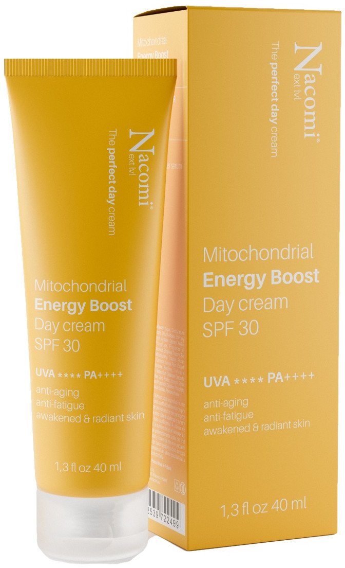 Nacomi Next Level Krem energetyzujący z ochroną mitochondrialną SPF 30 40ml