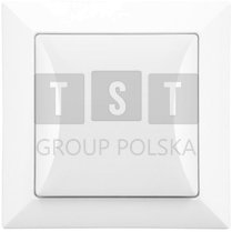 33024 Łącznik podtynkowy krzyżowy, Pola biały, 33024