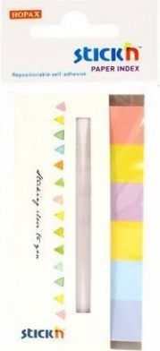 Stickn Zakładki indeks. papierowe mix 6 kol. neon Candy (242351)