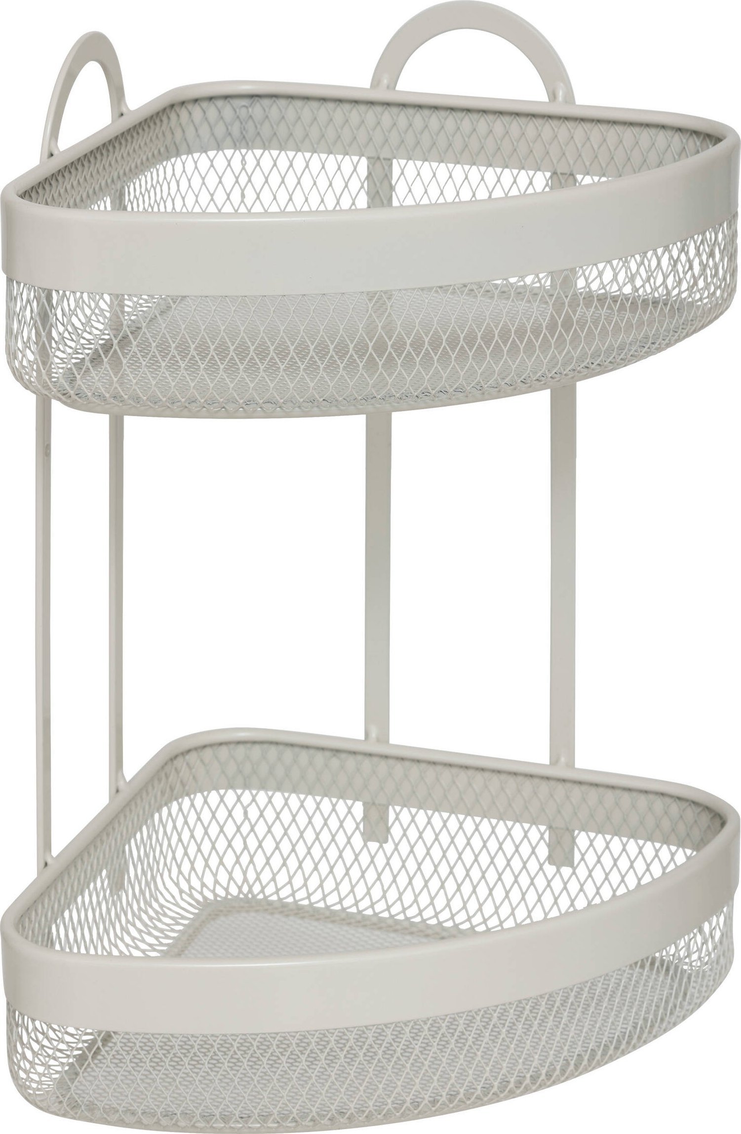 Półka stojąca na blat kuchenny MAYAJ, 2 kosze, metalowa