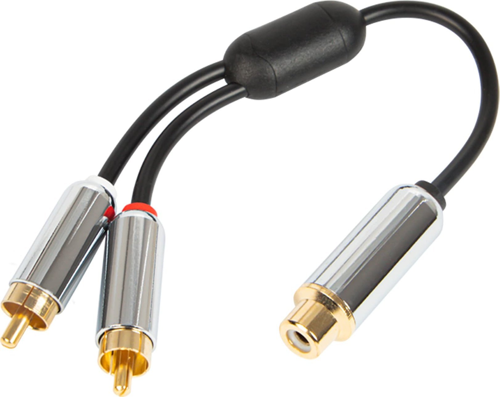 Kabel Blow 91-231# Rozg.rca: gn-2 wt metal z przew. 15cm