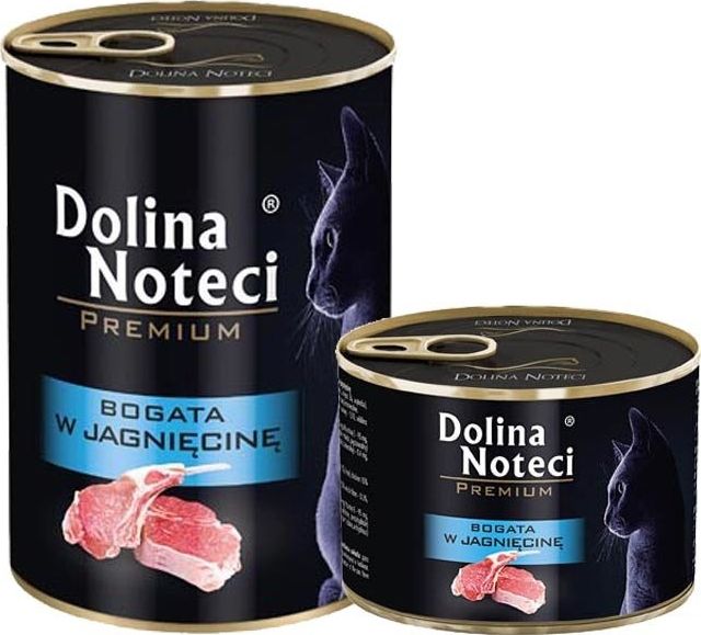 Dolina Noteci Premium Kot Bogata w jagnięcinę puszka 185g