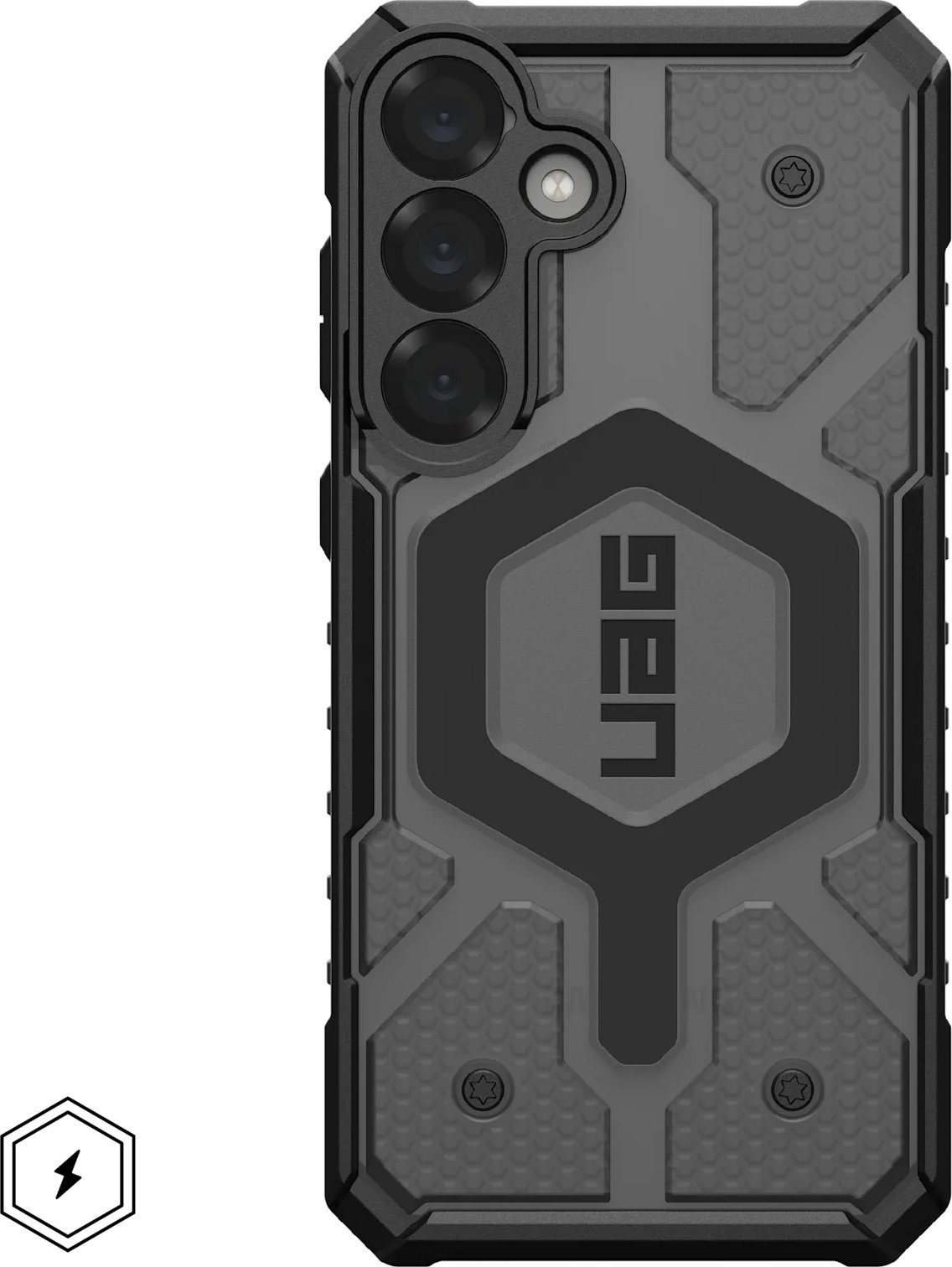 UAG Urban Armor Gear futerał PATHFINDER CLEAR MAGNET z wbudowanym modułem magnetycznym do SAMSUNG S25 Plus 5G ash