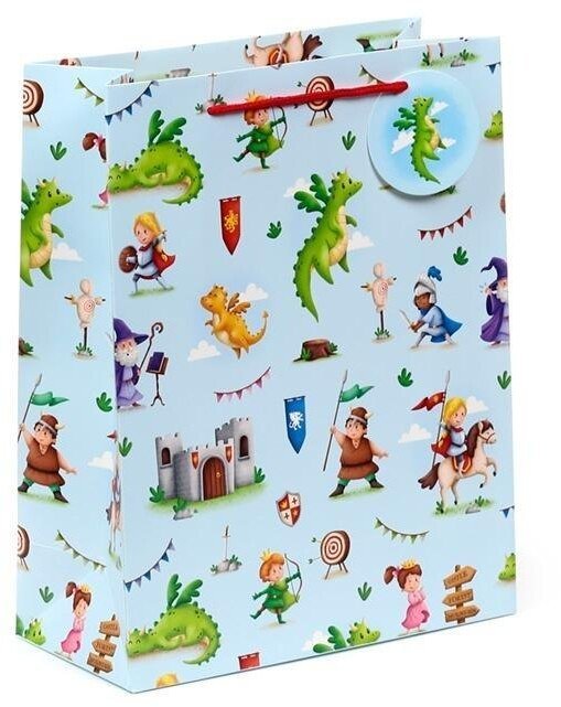 Torba na prezent Rycerze i Smoki L