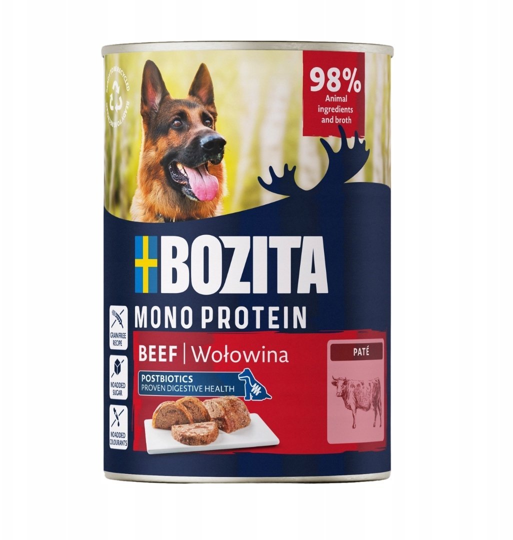 BOZITA pasztet pies wołowina 400g