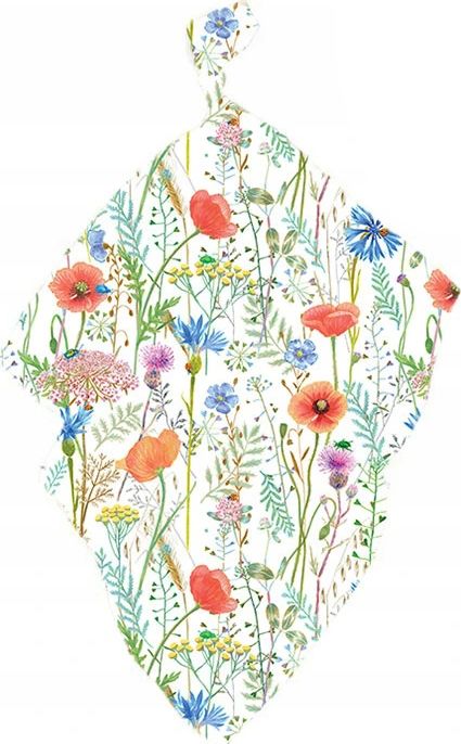 Texpol 90361-PIELUSZKA BAMBUSOWO-LNIANA 65X65CM POLSKA ŁĄKA