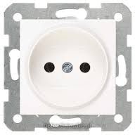 Viko KARRE Gniazdo pojedyncze SCHUKO białe (90963608)