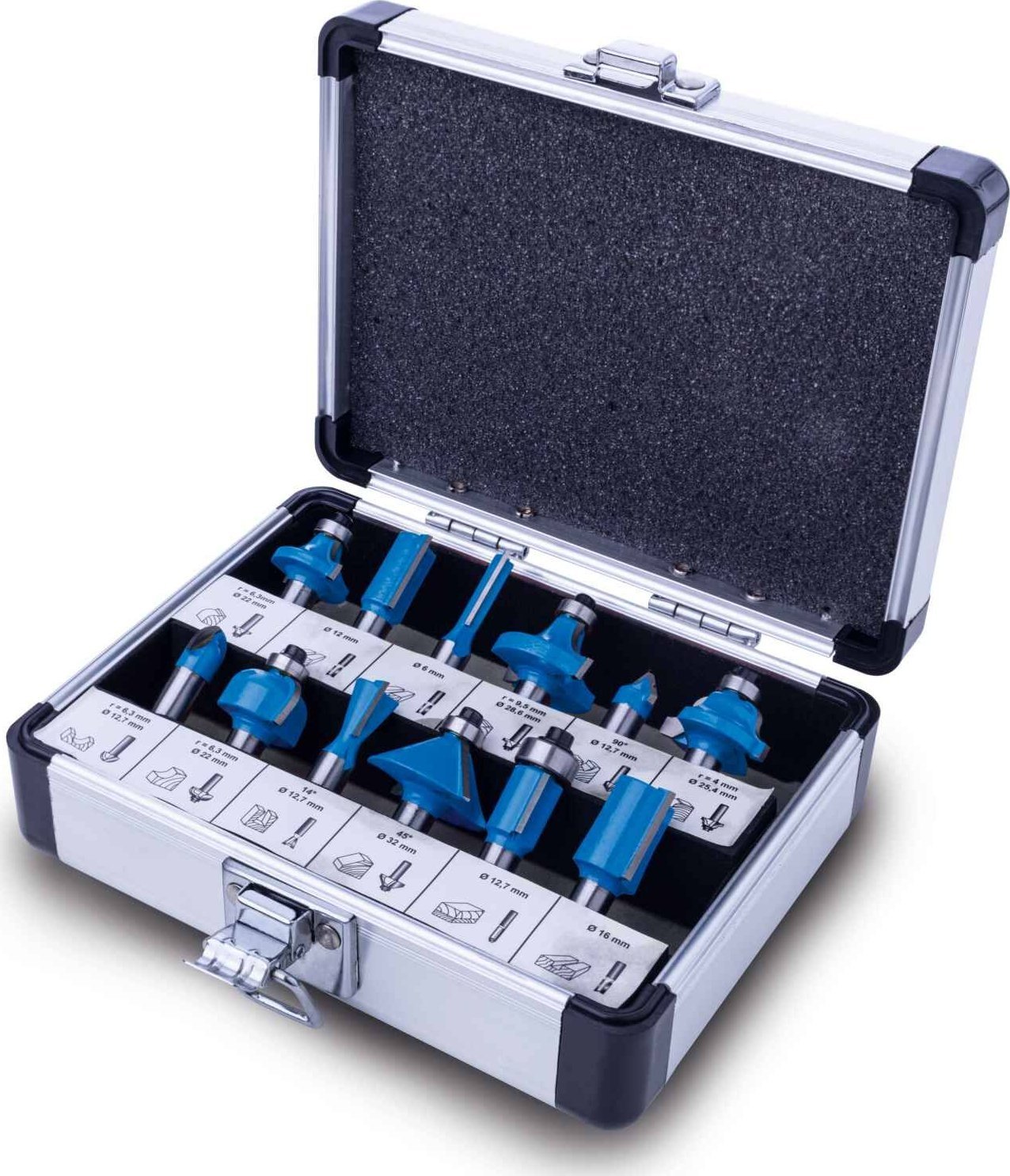 Scheppach Walizka z frezami do HF50