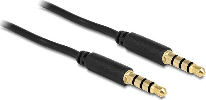 Kabel Delock Jack 3.5mm - Jack 3.5mm 3m czarny (83437)