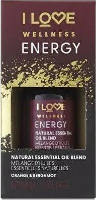Dyfuzor zapachowy I love I Love, Wellness Energy, Orange & Bergamot, Essential Oil, 10 ml Unisex