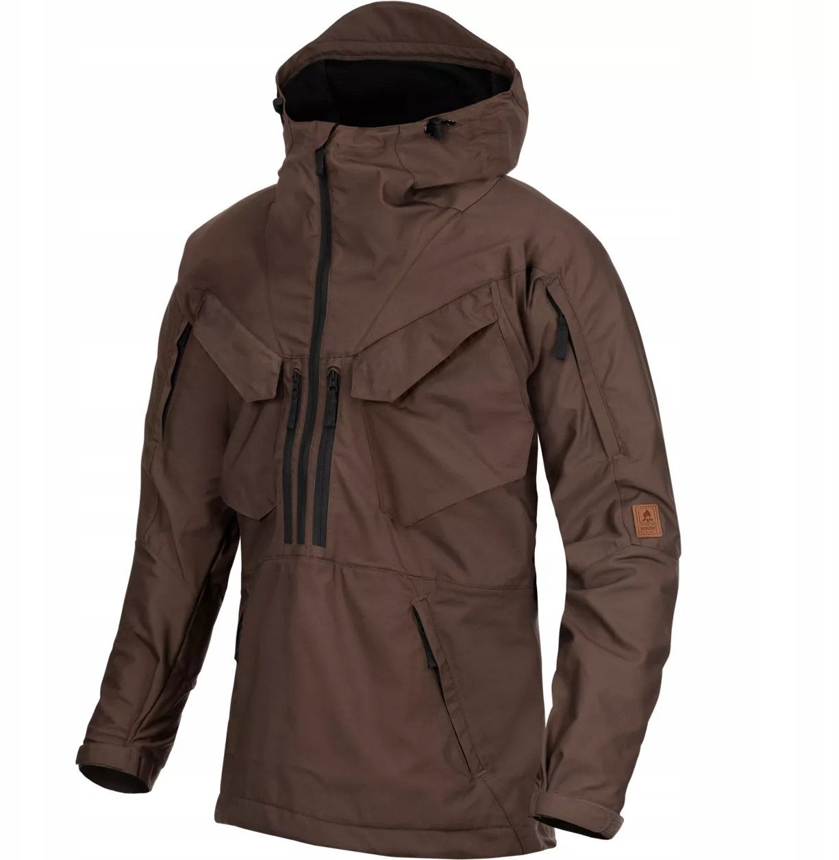 PILGRIM Anorak Jacket - Earth Brown / Black A - M/Regular