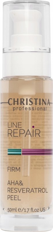 Line Repair Firm AHA & Resveratrol Peel - Peeling z kwasami AHA i resweratrolem, 50 ml